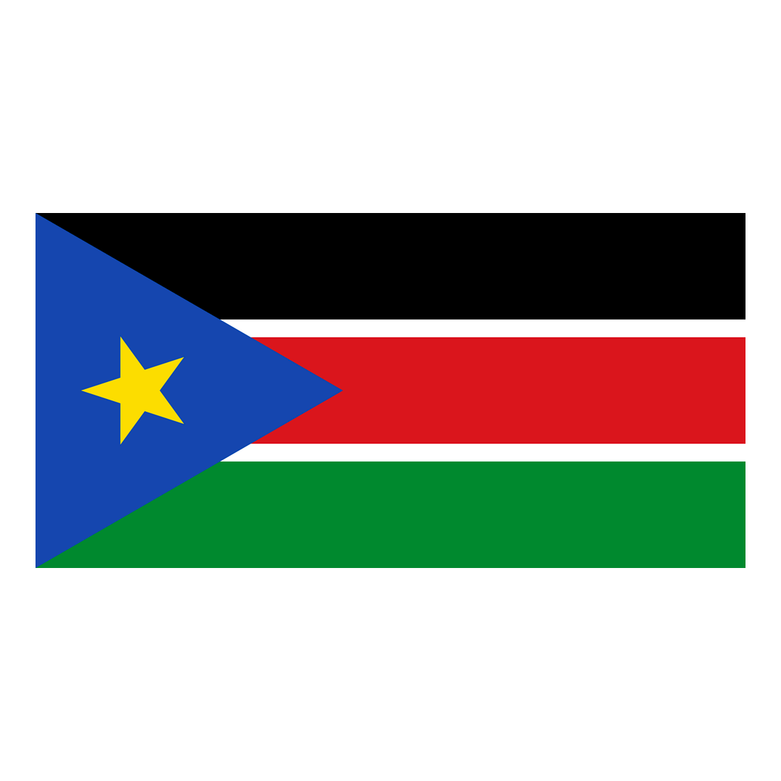 Státní vlajka Jižního Súdánu