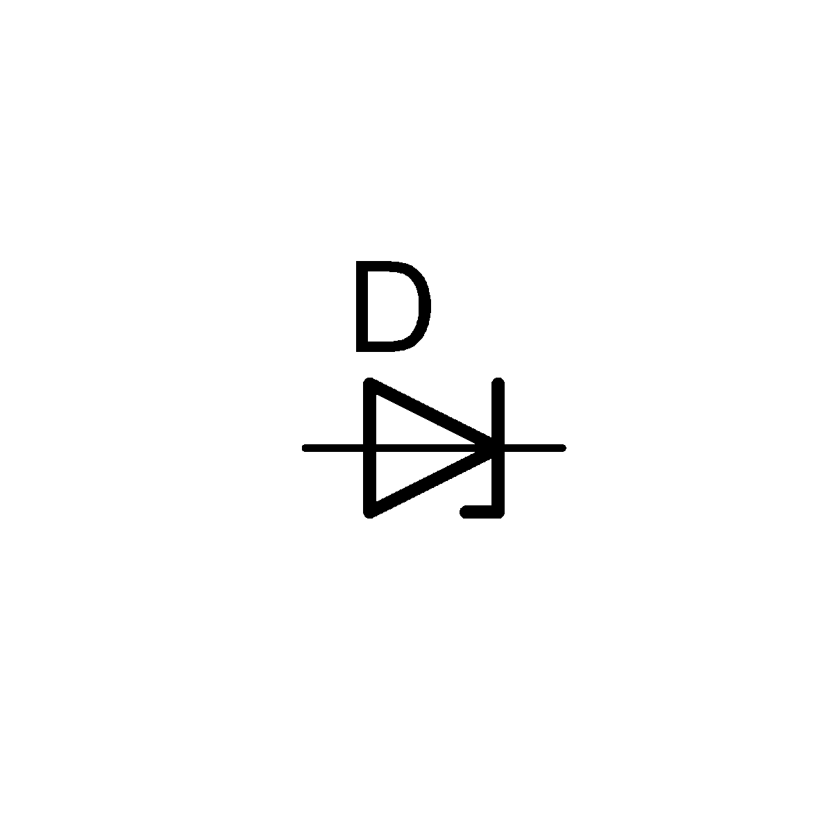 Schématická značka Zenerovy diody – CoJeCo.cz, CC BY 4.0