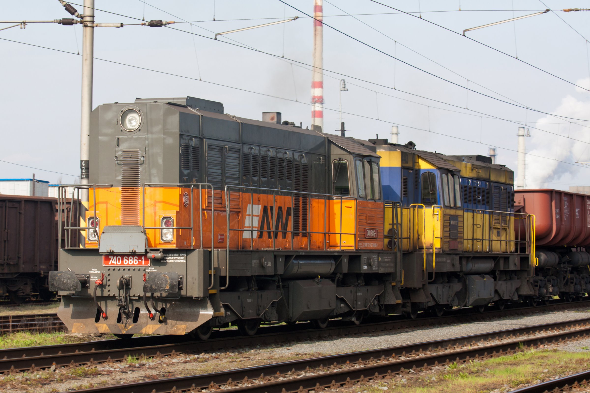 Motorová lokomotiva 740.686, Ostrava (1.4.2014) – Rebius / Shutterstock