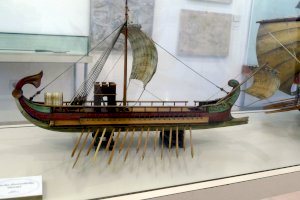 Liburna, model lodi, Námořní muzeum Split – steve estevanik / Shutterstock