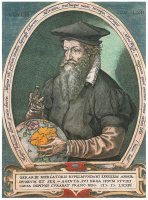 Gerardus Mercator na kolorované rytině Franse Hogenberga z roku 1574 – Profimedia.CZ