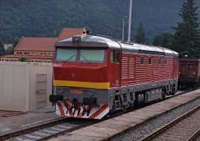 Motorová lokomotiva 752.069 (T478.2069), Nedvědice (16.6.2019) – © Milan Palička