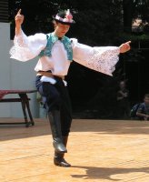 Cifrující šohaj ve slováckém kroji, folklorní festival, Strážnice (26.6.2005) – Profimedia.CZ