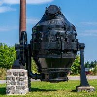 Vysloužilý Bessemerův konvertor, Švédsko, Forsbacka – Magnus Binnerstam / Shutterstock