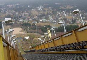 Harrachov, pohled ze skokanského můstku (10.12.2009) – Profimedia.CZ