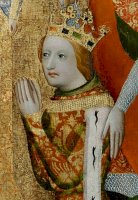 Václav IV. v mladém věku na votivním obraze Jana Očka z Vlašimi – volné dílo