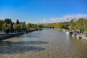Řeka Kura, Tbilisi – Victoria_Balobanova / Shutterstock