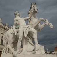 Belvedér, Vídeň, sousoší – © Pavel Otevřel