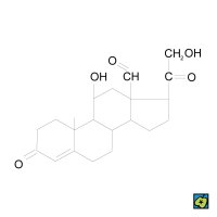 Aldosteron, 2D strukturní vzorec – CoJeCo.cz (CC BY-SA 4.0)