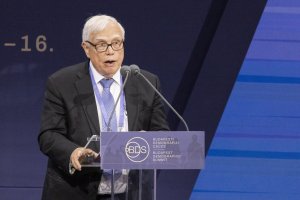 James Heckman vystupuje na Budapest Demographic Summit, Budapešť, 14. 9. 2023 – Profimedia.CZ
