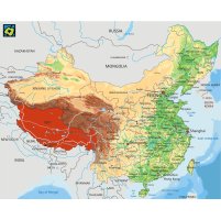 Čína, autonomní oblast Tibet, mapa polohy – CoJeCo.cz (CC BY-SA 4.0)