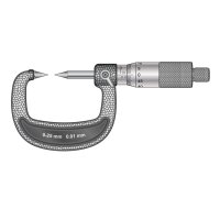 Schematický nákres třmenového mikrometru – Fouad A. Saad / Shutterstock