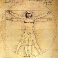 Leonardo da Vinci: Vitruviánský člověk (1492) – Janaka Dharmasena / Shutterstock