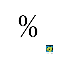 Procento, značka – CoJeCo.cz (CC BY-SA 4.0)
