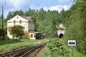 Ozubnicová železnice, Dolní Polubný (25.5.1986) – © Milan Palička
