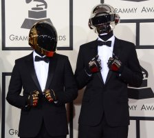 Skupina Daft Punk na 56. ročníku udílení cen Grammy v Los Angeles, 26. ledna 2014 – Profimedia.CZ