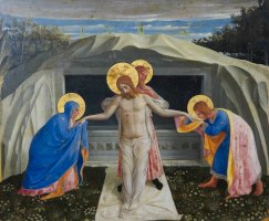 Fra Angelico, Ukládání do hrobu (Pieta), Alte Pinakothek, Mnichov – jorisvo / Shutterstock