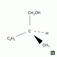 Pentanol, strukturní vzorec – CoJeCo.cz (CC BY-SA 4.0)