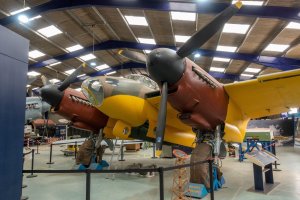 Prototyp letounu de Havilland DH.98 Mosquito vystavený v muzeu de Havilland Aircraft Museum v London Colney, 29. července 2020 – Profimedia.CZ