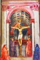 Masaccio, Sv. Trojice, kostel Santa Maria Novella, Florencie – Bill Perry / Shutterstock
