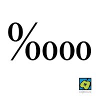 Procentimile, značka – CoJeCo.cz (CC BY-SA 4.0)