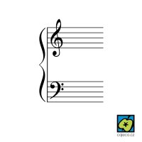 Akoláda, svorka partů v notaci – CoJeCo.cz (CC BY-SA 4.0)