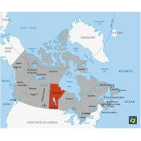 Kanada, provincie Manitoba, mapa polohy – CoJeCo.cz (CC BY-SA 4.0)