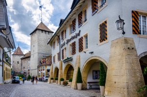 Murten, Švýcarsko (7.7.2019) – Andrii Shepeliev / Shutterstock