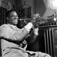 Louis Armstrong, New York, v šatně před vystoupením (1947) – Profimedia.CZ