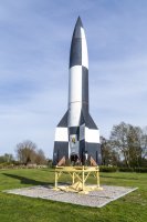 Raketa V-2, muzeum Peenemünde – travelview / Shutterstock