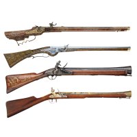 Historické pušky ze 17. a 18. století – BOOCYS / Shutterstock
