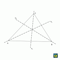 Osy úhlu o<sub>A</sub>, o<sub>B</sub>, o<sub>C</sub> v trojúhelníku ABC – CoJeCo.cz (CC BY-SA 4.0)