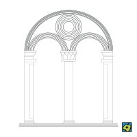 Arbelos: okno paláce Vendramin Calergi, Benátky – CoJeCo.cz (CC BY-SA 4.0)