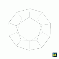 Dvanáctistěn pravidelný – CoJeCo.cz (CC BY-SA 4.0)