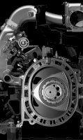 Wankelův motor – foto výrobce (Mazda)