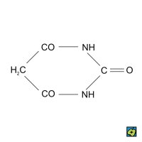 Vzorec barbiturové kyseliny – CoJeCo.cz (CC BY-SA 4.0)