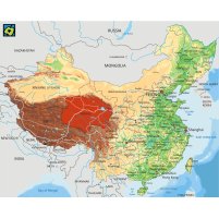 Čína, provincie Čching-chaj, mapa polohy – CoJeCo.cz (CC BY-SA 4.0)