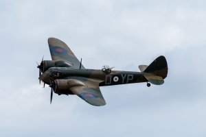 Bristol Blenheim Mk IF L6739, stíhací varianta britského lehkého bombardéru, Shuttleworth, Anglie, 4. září 2022 – Strikernia / Shutterstock
