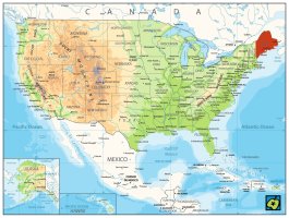 Maine, poloha státu – CoJeCo.cz (CC BY-SA 4.0)