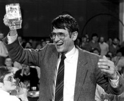 Klaus von Klitzing, Stuttgart, přípitek na oslavu Nobelovy ceny (16.10.1985) – Profimedia.CZ