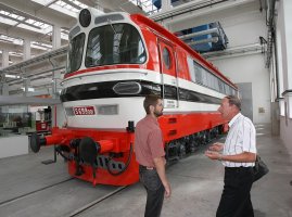 Elektrická lokomotiva S699.001, Plzeň (24.8.2010) – Jiří Bervida / MAFRA / Profimedia