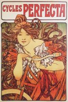Alfons Mucha: plakát Cycles Perfecta – volné dílo