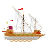 Galeassa, koncepce lodi – Babich Alexander / Shutterstock