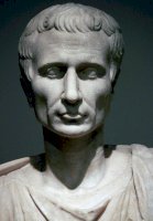 Gaius Iulius Caesar, sochařský portrét, Berlín – 360b / Shutterstock