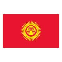 Státní vlajka Kyrgyzstánu – volné dílo