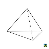 Pravidelný čtyřstěn – CoJeCo.cz (CC BY-SA 4.0)