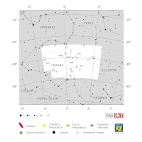 Pec, mapa souhvězdí – International Astronomical Union + Sky & Telescope (CC BY 3.0), česká legenda CoJeCo.cz (CC BY 4.0)