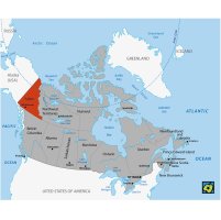 Kanada, teritorium Yukon, mapa polohy – CoJeCo.cz (CC BY-SA 4.0)