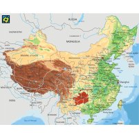 Čína, provincie Kuej-čou, mapa polohy – CoJeCo.cz (CC BY-SA 4.0)