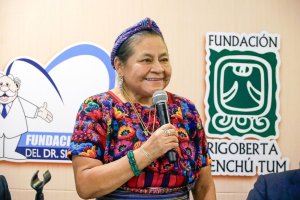 Rigoberta Menchú Tum na setkání v Mexico City (7. 2. 2024) – Luis Barron / Profimedia.CZ